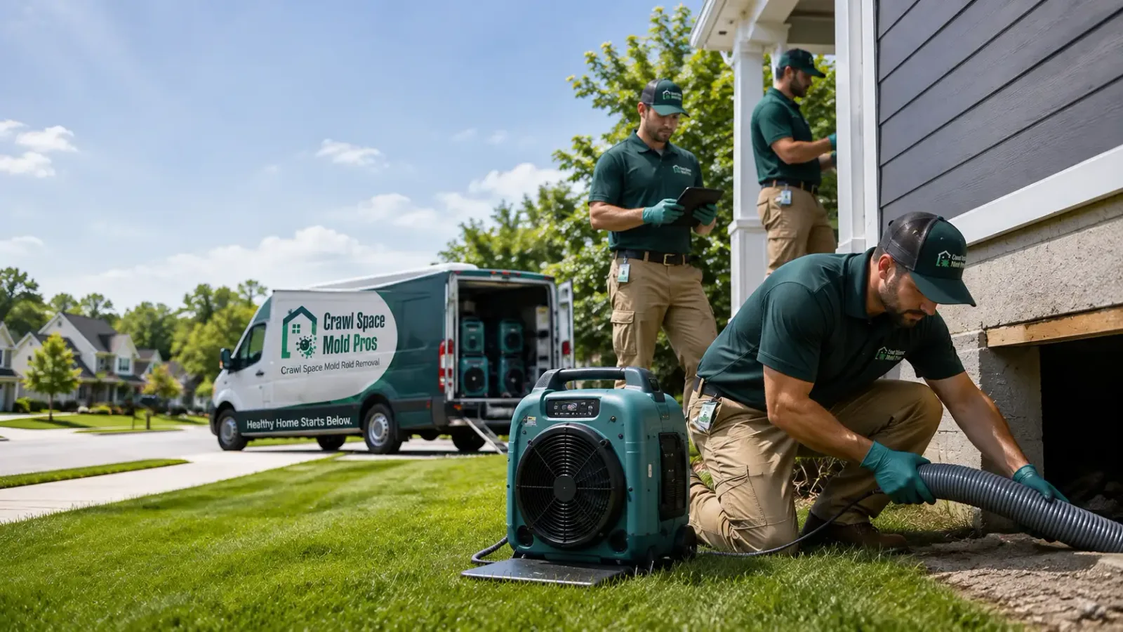 Crawl Space Mold Removal in Long Island, KS